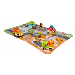 Set Građevinskih Vozila s Funkcijom Zvuka i Svjetla + Pribor