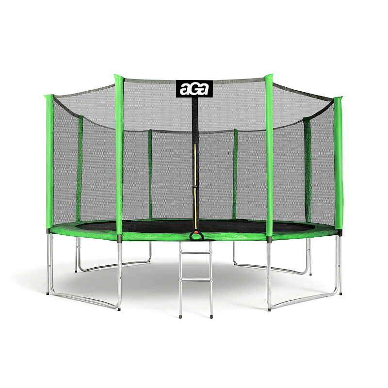 Aga SPORT PRO Trampolin 366 cm Svijetlo zelena + zaštitna mreža + ljestve
