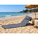 Linder Exclusiv Sklopivi ležaljka za plažu Siva