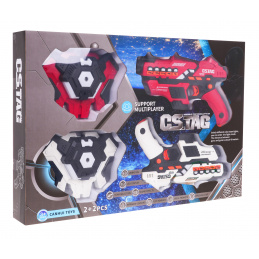 Set laserskog oružja + štitovi s funkcijom dima