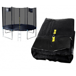 Chiemsee Zaštitna mreža 430 cm za 8 stupova Crna