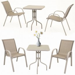 Set vrtnog namještaja - 2x stolice i stol