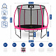 Aga SPORT EXCLUSIVE Trampolin 305 cm Ružičasta + zaštitna mreža + ljestve