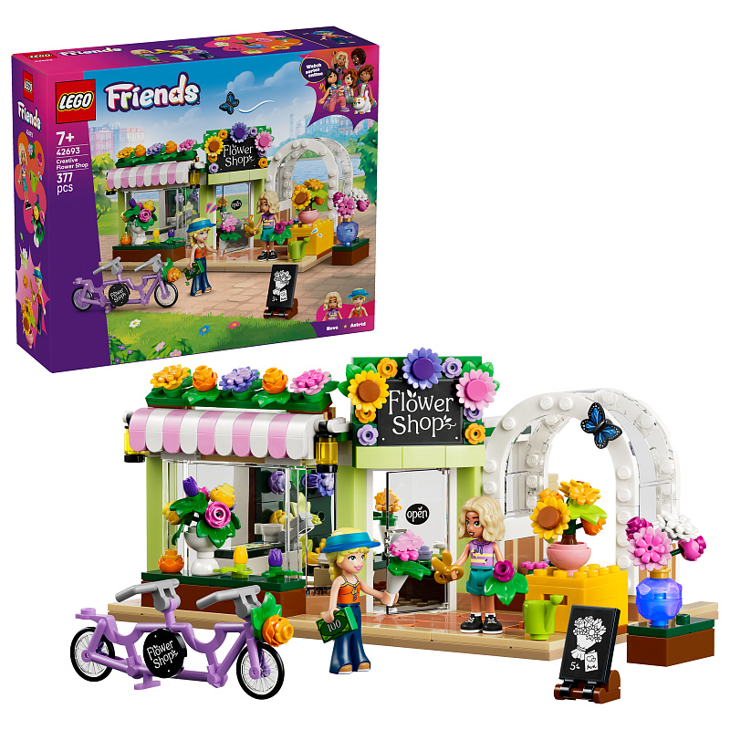 LEGO® Friends Kreativna cvjećarnica, igračka za slaganje 42693