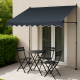 Aga Teleskopska tenda 300x120 cm Siva