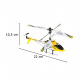 Syma RC helikopter SYMA S107H 2,4GHz RTF žuti