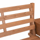 Aga Vrtna klupa s posudama 184x59x95 cm