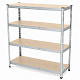 Linder Exclusiv Metalna polica 160x60x180 cm 4 police