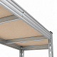 Linder Exclusiv Metalna polica 160x60x180 cm 4 police