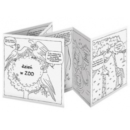 MONUMI Knjiga bojanki - Dan u zoološkom vrtu 5+