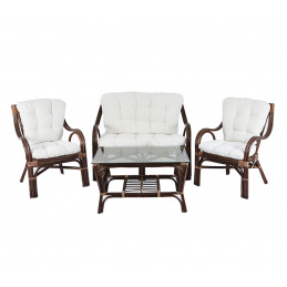 Aga Ratanova garnitura BUTEO Choco White