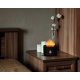 Aga Aroma difuzor s LED projekcijom vatre Crni