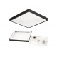 LED stropna svjetiljka 2xE27 IP20 LARI-S CRNA
