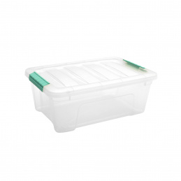 Doloni Kutija za pohranu s poklopcem 42x27x16 Prozirna