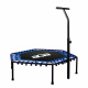 Aga FITNESS Trampolin 130 cm Plava + ručka