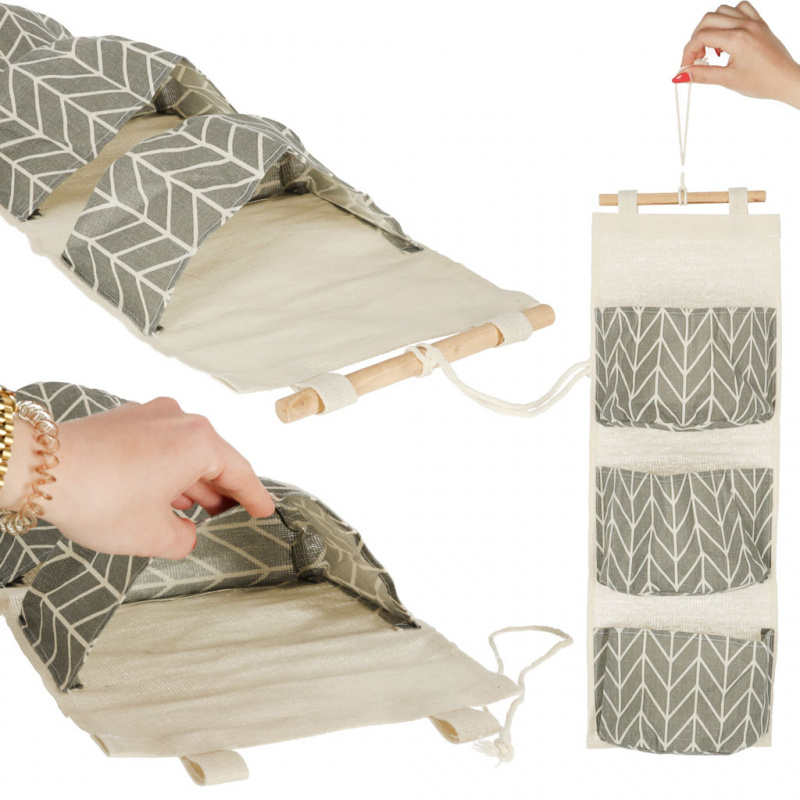 Aga Viseći Organizator Sivi/Bijeli