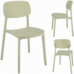 Plastična stolica LARA kadulja