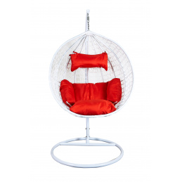 Aga Viseća stolica Bijela/Crvena 2DAZ171