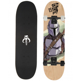 VELIKA DRVENA SKEJTBORD D100 THE MANDALORIAN