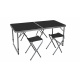 Aga kamping sklopivi set Crni