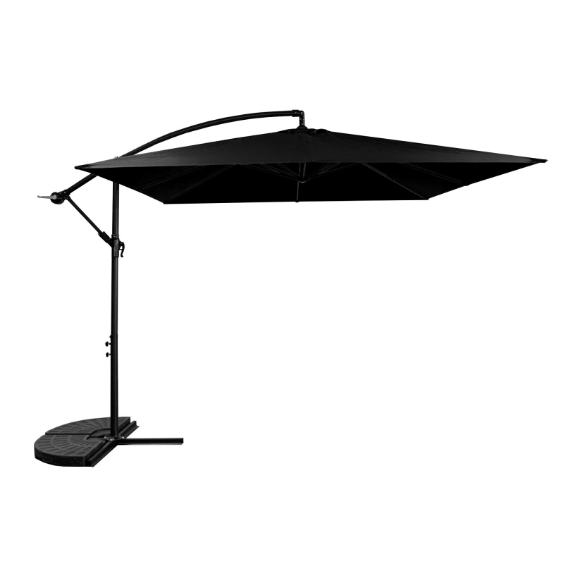 Aga Vrtni suncobran MR2048 250 cm Crni