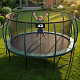 Aga SPORT EXCLUSIVE Trampolin 500 cm Tamno zelena + zaštitna mreža + ljestve