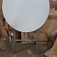 Aga vrtni sklopivi stol 80x110 cm Bijeli 6DAZ377 - II. KLASA