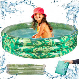 Dječji napuhavajući bazen 3 komore 150 cm listovi