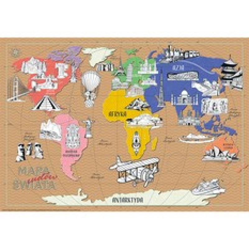 MONUMI XXL Bojanke - Čuda svijeta 4+