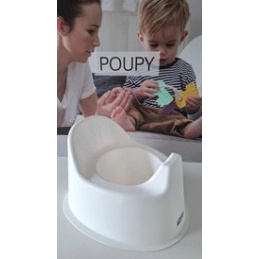 Anatomska noša s naslonom Bijela 12m+ POUPY univerzalna