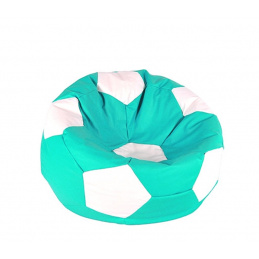 Aga Vreća za sjedenje BALL XXXL Bijela - Tirkizna