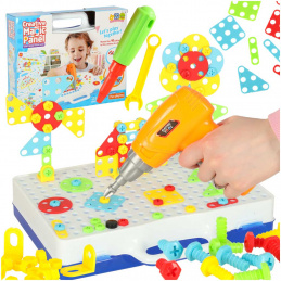 Aga Dječja mozaik slagalica s odvijačem 151 kom