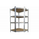 Aga Kutni metalni regal 180x70x40 cm 5 polica