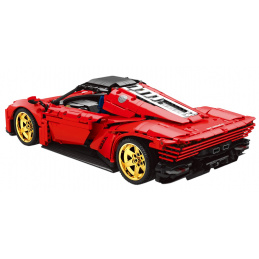 Set Građevinskih Blokova Sportski Auto Crveni R/C 1958 kom.