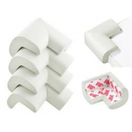 Bijela pjenasta zaštita za kutove - 4 komada