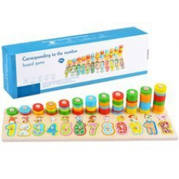 Drvene puzzle ŠARENI BROJEVI ZA3604
