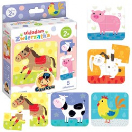 CzuCzu puzzle Slažem životinje 5 slagalica ZA4048