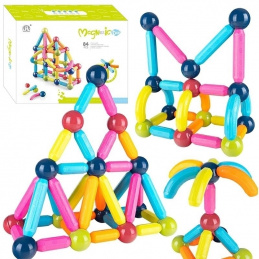 L73G VELIKE MAGNETNE KOCKE 84 KOMADA BOJA