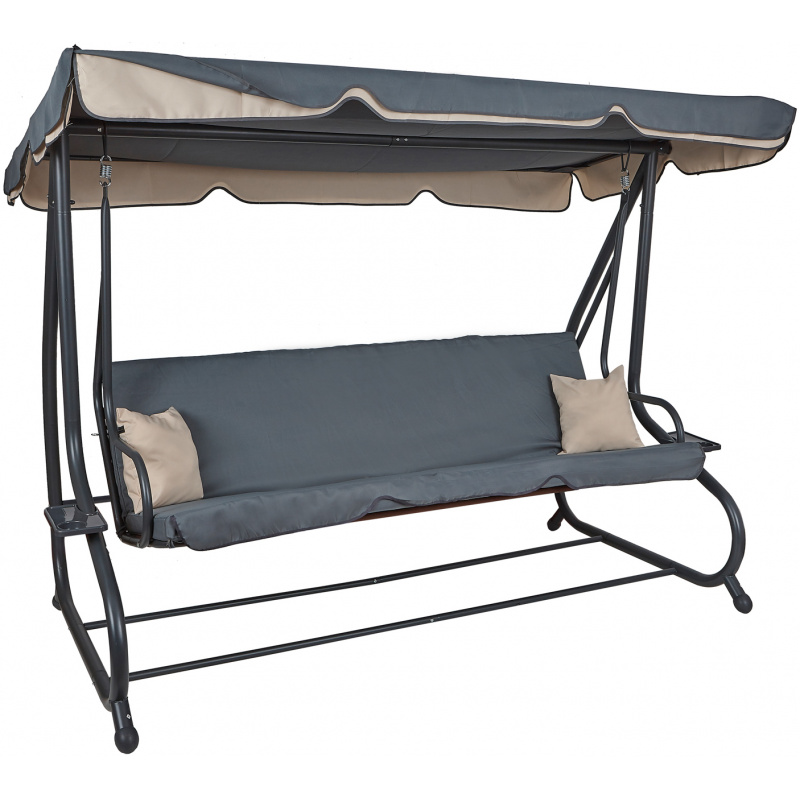 Aga Vrtna ljuljačka XXXL COMFORT LUX Tamno Siva