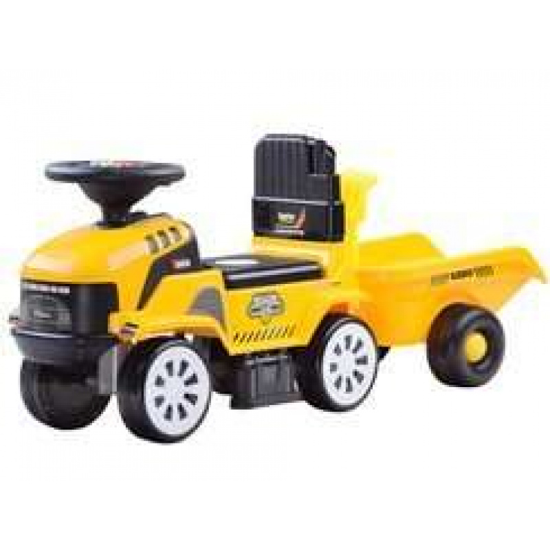 TRAKTOR Guralica s prikolicom ZA3746 - Žuti