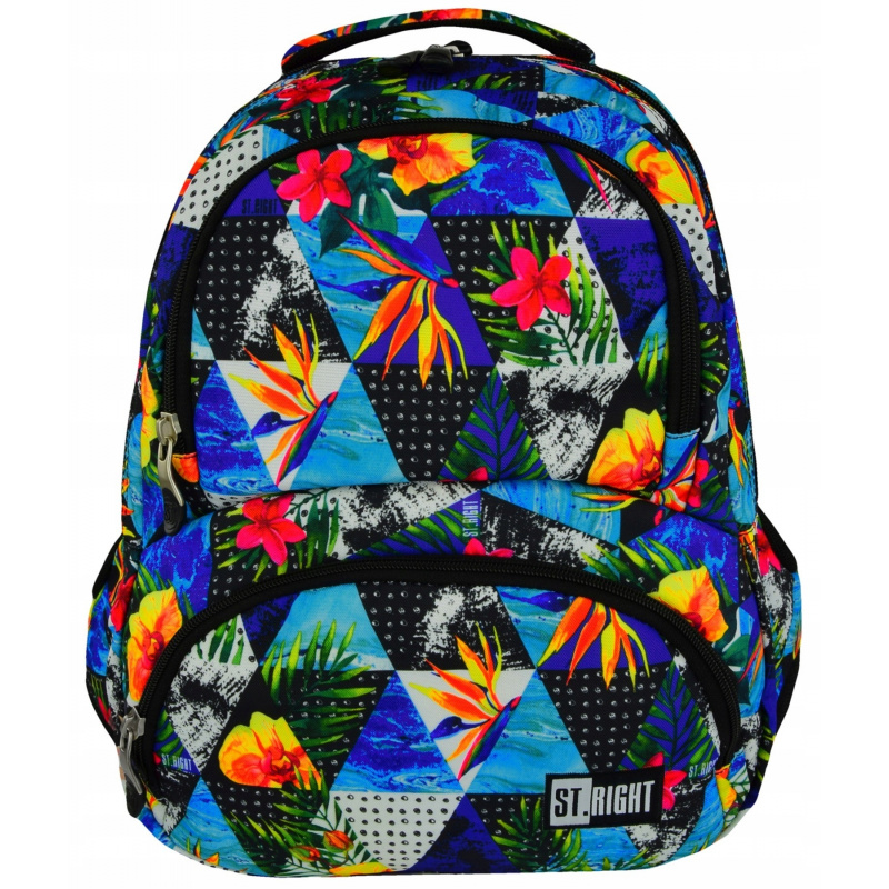 St.RIGHT Školski ruksak s četiri pretinca Paradise
