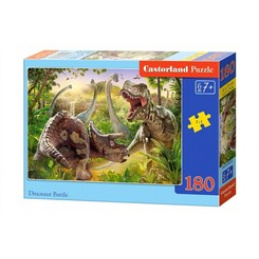 CASTORLAND Puzzle 180 dijelova - Bitka dinosaura