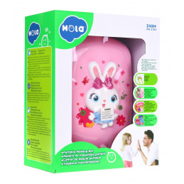 Interaktivni WC 2u1 ružičasti kovčeg za djevojčice 2+ Melodije Svjetla + dodaci