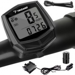 Vodootporni brzinomjer za bicikl IPX4 Crni Trizand 18664