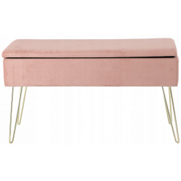 Aga Tabure s prostorom za pohranu Ružičasti