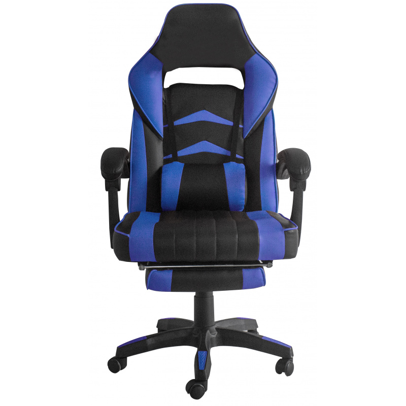 Aga Uredska stolica Crno - Plava s osloncem za noge 6DAZ013 - 2. Kvaliteta