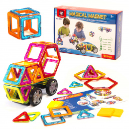 Aga Magnetni konstrukcijski set Magical magnet 40 komada