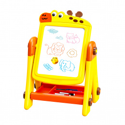 Aga4Kids Dječja ploča za flomastere 2u1 Žuta