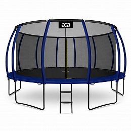 Aga SPORT EXCLUSIVE Trampolin 500 cm Tamno plava + zaštitna mreža + ljestve
