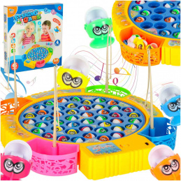 Aga Dječja igra Lovljenje ribica 45 riba + 4 ribolovna štapa